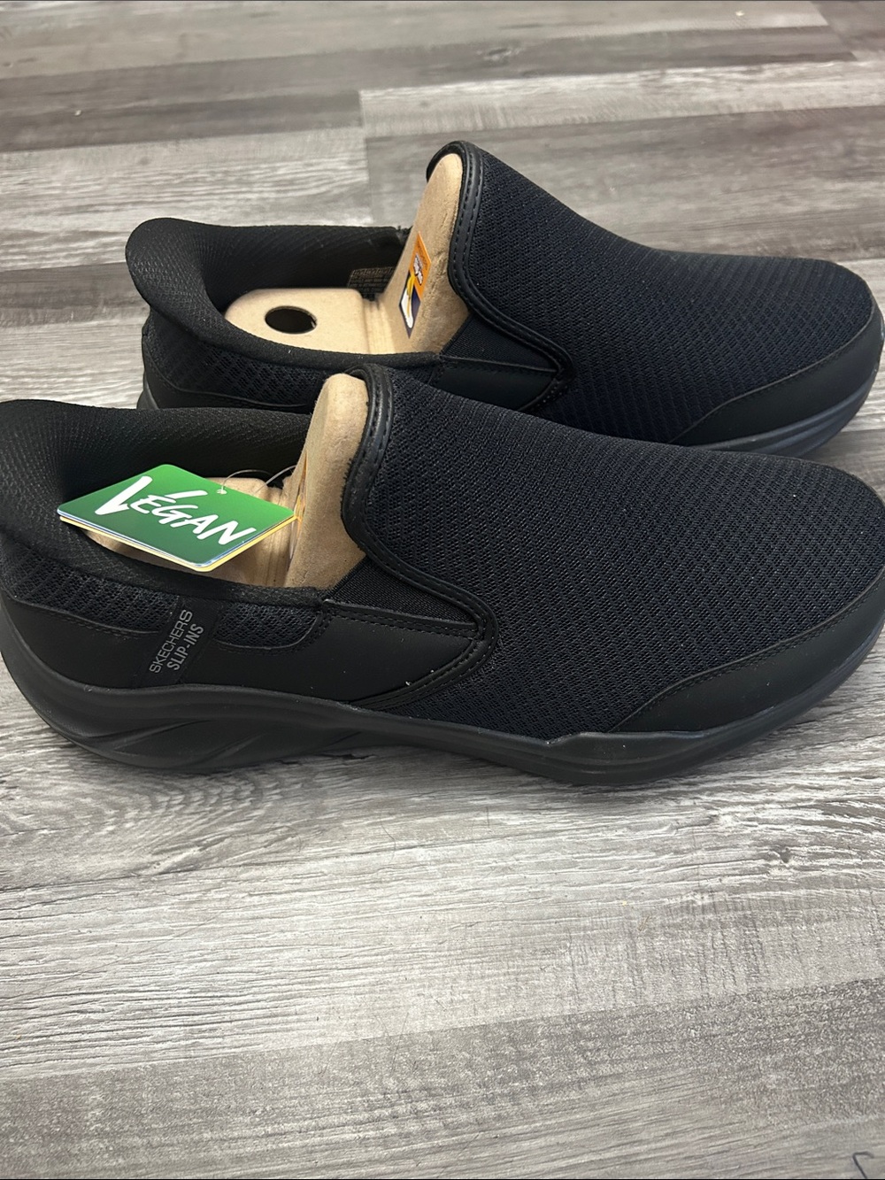 Skechers Men's Black Slip-On Casual Comfort Loafers